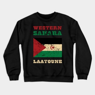 Flag of Western Sahara Crewneck Sweatshirt